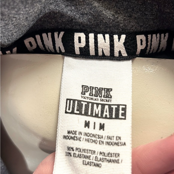 PINK Ultimate Quarter Grey Pullover Size M - Picture 4 of 4